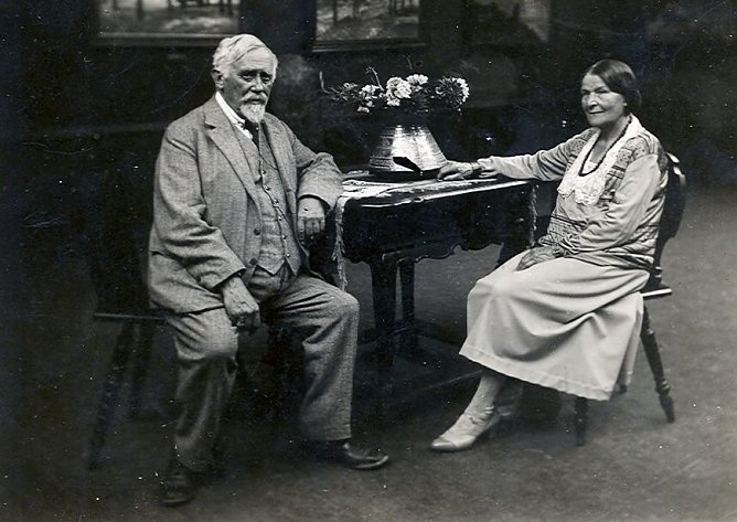 Hendrich und seine Frau in Schreiberhau (Foto: Archiv Kneffel)