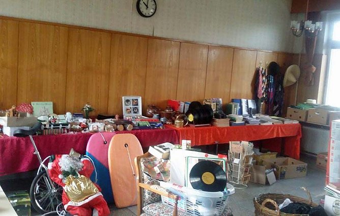 Attraktiver Flohmarkt (Foto: Privat)