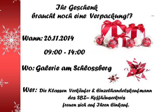 Verkaufsprojekt startet morgen in der Schlossgalerie (Foto: Karl-Heinz Herrmann) Verkaufsprojekt startet morgen in der Schlossgalerie (Foto: Karl-Heinz Herrmann)