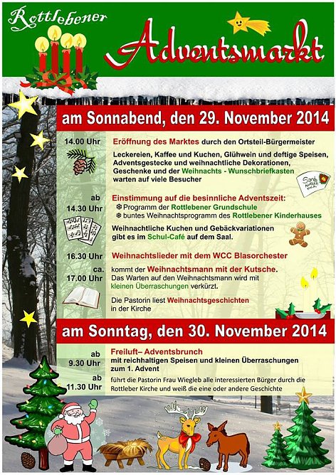 Adventsmarkt Rottleben (Foto: Privat) Adventsmarkt Rottleben (Foto: Privat)