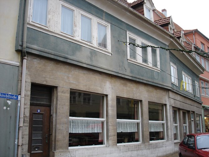 ehemaliges Cafe Pille Sondershausen (Foto: Karl-Heinz Herrmann)