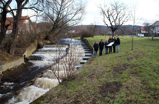 Die Fischtreppe am Seigerh&uuml;ttenweg (Foto: Prof. Axel St&ouml;dter)
