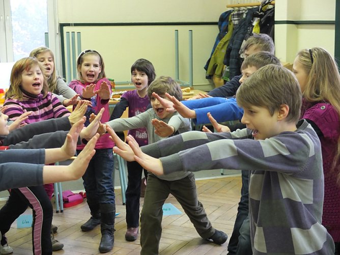 Sicherheitstraining f&uuml;r Kinder im JuST Sondershausen (Foto: Kreisjugendring)