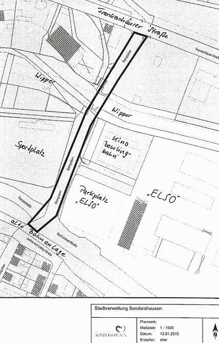 Noch keine Stra&szlig;enumbenennung in Sondershausen � Jecha (Foto: Stadt Sondershausen)