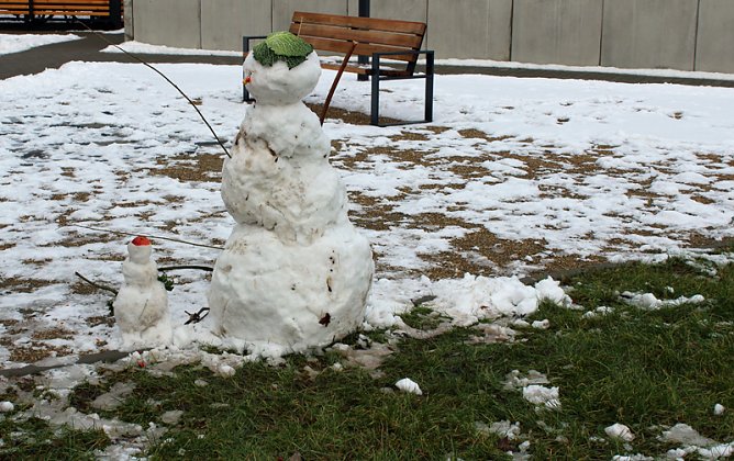 Schneemann/frau in SDH (Foto: Privat)