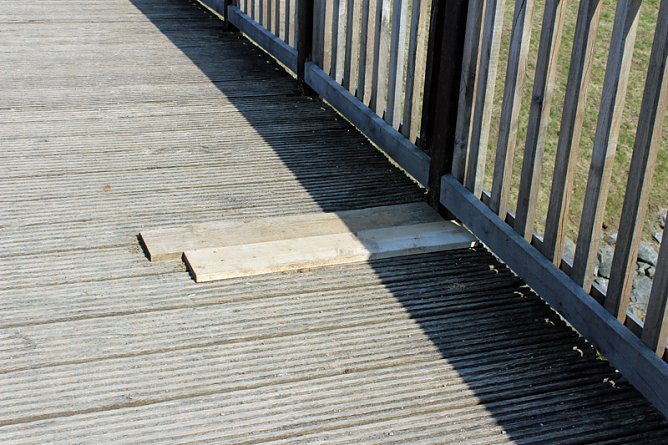 Stolperfalle durch gr&ouml;&szlig;ere ersetzt (Foto: Privat)