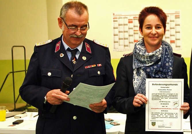 Feuerwehr Jahreshauptversammlung in Holzthaleben (Foto: G&uuml;nter Herting)