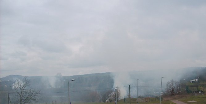 Rauchzeichen &uuml;ber Sondershausen (Foto: Karl-Heinz Herrmann)