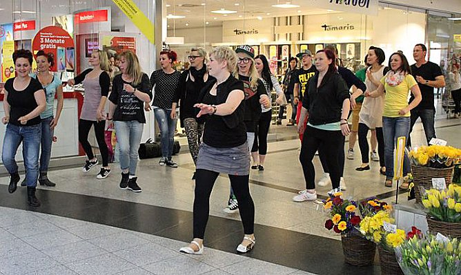 Flashmob in Sondershausen (Foto: Karl-Heinz Herrmann)