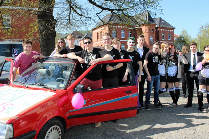 Korso durch Sondershausen (Foto: Karl-Heinz Herrmann)