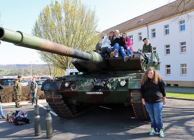 Beim Girlsday Erfahrungen gesammelt (Foto: Karl-Heinz Herrmann)