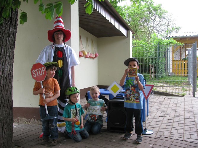 Verkehrssicherheitstag der ev. Kita Heldrungen (Foto: Bernd M&uuml;ller)