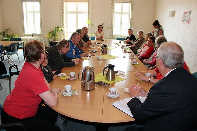 Zu Besuch bei der Landr&auml;tin (Foto: Karl-Heinz Herrmann)