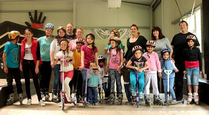 Action f&uuml;r die Fl&uuml;chtlingskinder (Foto: Sondershausen ist bunt)