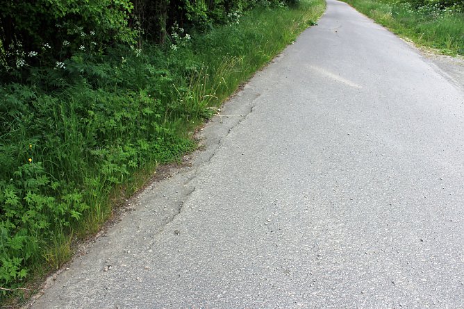 Jetzt schon Baum&auml;ngel am neuen Radweg? (Foto: Karl-Heinz Herrmann)