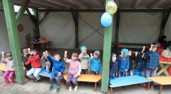 Kindertagsfeier in der Kindervilla (Foto: Kindervilla Bad Frankenhausen)