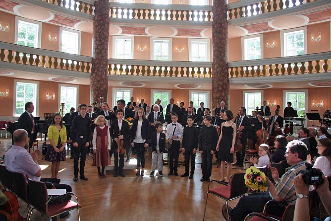 Teilnehmer aus 10 Bundesl&auml;ndern (Foto: Carl-Schroeder-Konservatorium)