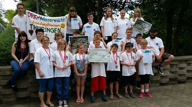 Erfolgreiche Wasserwachtjugend in Meiningen (Foto: DRK)