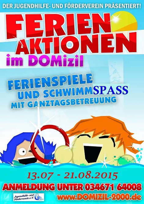 Ferienspiele und Schwimmspass im Domizil (Foto: Domizil Bad Frankenhausen)