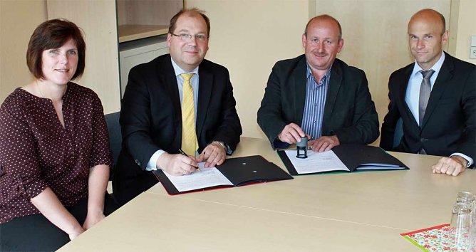 Erdgas f&uuml;r Niederspier (Foto: Stadtwerke Sondershausen)