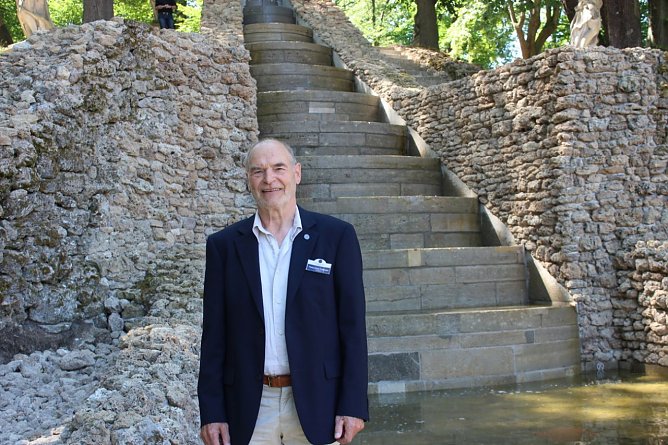 Die Gro&szlig;e Kaskade mit Feier &uuml;bergeben (Foto: Karl-Heinz Herrmann)