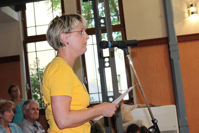 Zentrales Thema Borntalhalle (Foto: Karl-Heinz Herrmann) Zentrales Thema Borntalhalle (Foto: Karl-Heinz Herrmann)