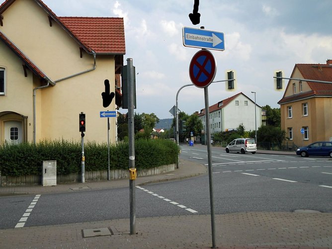 Leserfoto Verkehrsschilder (Foto: Uta K&ouml;stler)