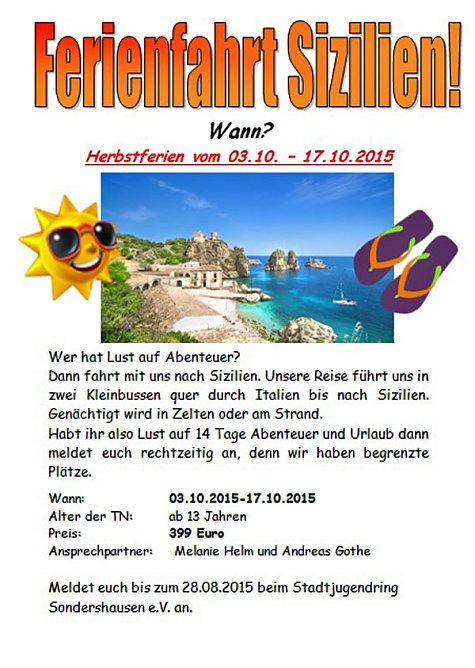 Termine, Termine (Foto: Privat) Termine, Termine (Foto: Privat)