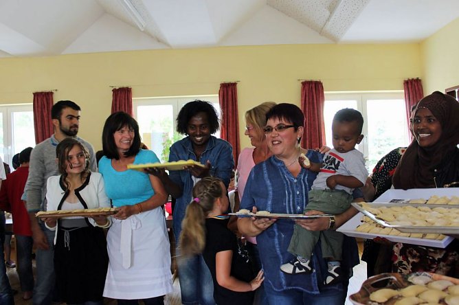 Internationales kulinarisches Treffen (Foto: Karl-Heinz Herrmann)