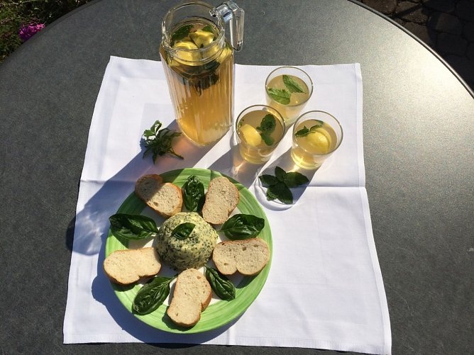 Erfrischende Abk&uuml;hlung im Schlosspark (Foto: Privat)