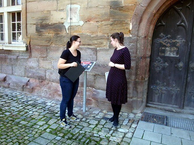 Die Unterkirche als Drehort (Foto: Peter Zimmer)