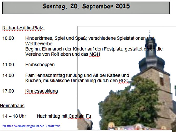 Kirmes (Foto: Stadt Ro&szlig;leben)