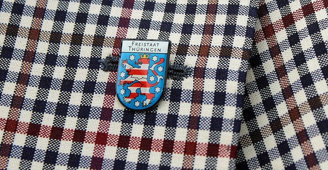 Das aufmerksame Auge des Ministerpr&auml;sidenten (Foto: Karl-Heinz Herrmann)