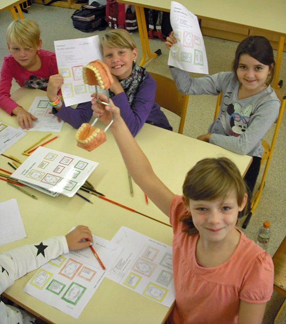 Gesunde Z&auml;hne in der Grundschule in Wiehe (Foto: Privat)