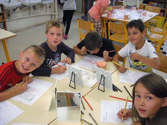 Gesunde Z&auml;hne in der Grundschule in Wiehe (Foto: Privat)