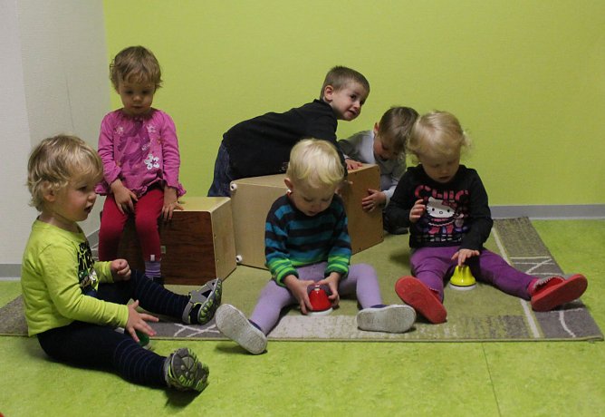 Musizieren kann jeder (Foto: Kindervilla Bad Frankenhausen) Musizieren kann jeder (Foto: Kindervilla Bad Frankenhausen)