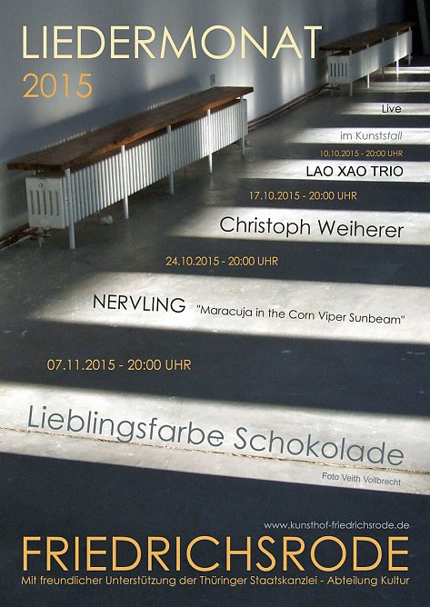 Liedermonat geht weiter (Foto: Kunsthof Friedrichsrode) Liedermonat geht weiter (Foto: Kunsthof Friedrichsrode)