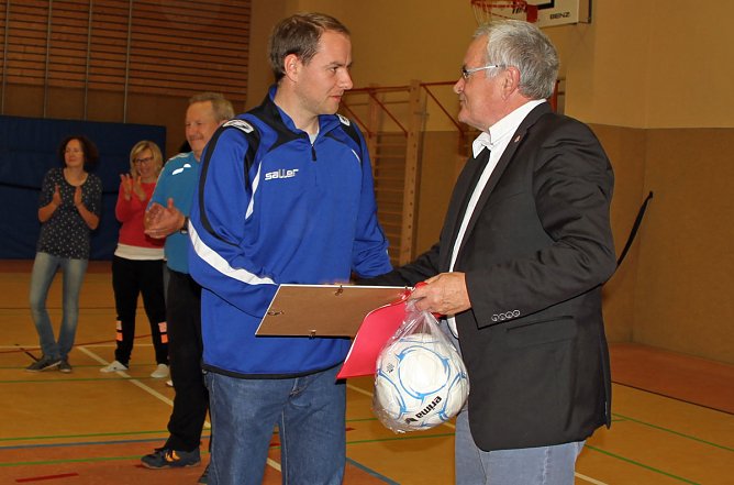 1:0 für ein Willkommen" (Foto: Bernd Wollweber) 1:0 für ein Willkommen" (Foto: Bernd Wollweber)
