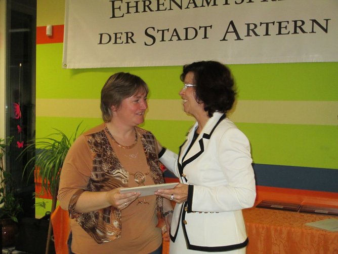 Vom Ehrenamtspreis der Stadt Artern (Foto: Ina R&ouml;mer)