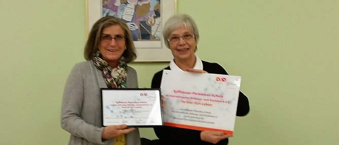 Erste Partnerschule der Deutschen Stammspenderdatei gGmbH in Th&uuml;ringen (Foto: Kyffh&auml;user-Paracelsus-Schule)