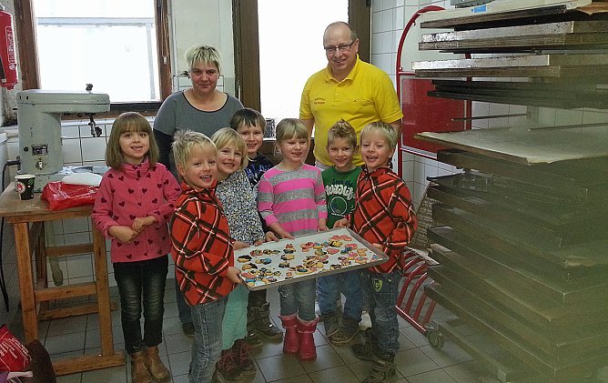 Gro&szlig;es Dankesch&ouml;n an B&auml;ckerei Hartmann (Foto: Privat)
