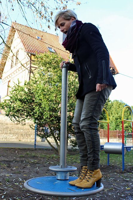 Balancierhilfen f&uuml;r die Kita (Foto: Karl-Heinz Herrmann)