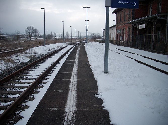 Mit der Bahn zur Wintersonenwende (Foto: IG Unxtrutbahn)