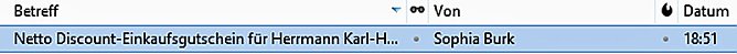 Vorsicht Gutschein (Foto: Karl-Heinz Herrmann) Vorsicht Gutschein (Foto: Karl-Heinz Herrmann)