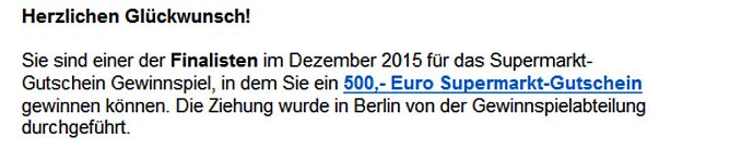 Vorsicht Gutschein (Foto: Karl-Heinz Herrmann) Vorsicht Gutschein (Foto: Karl-Heinz Herrmann)