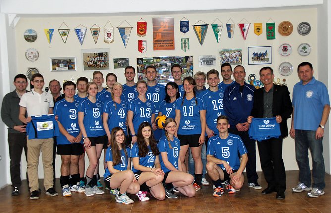 &Uuml;berraschung f&uuml;r Volleyballclub (Foto: Peter Fahnert)