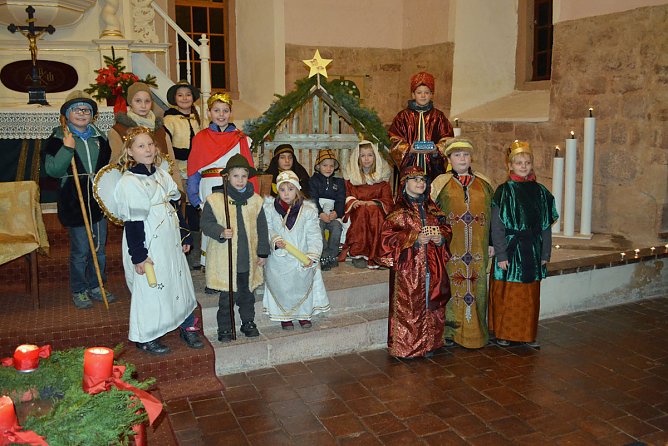 Krippenspiel in Badra (Foto: Kristina Reinboth) Krippenspiel in Badra (Foto: Kristina Reinboth)