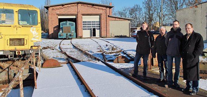 F&uuml;r Erhalt des Bahnhofsgel&auml;ndes (Foto: Stadtwerke Sondershausen)