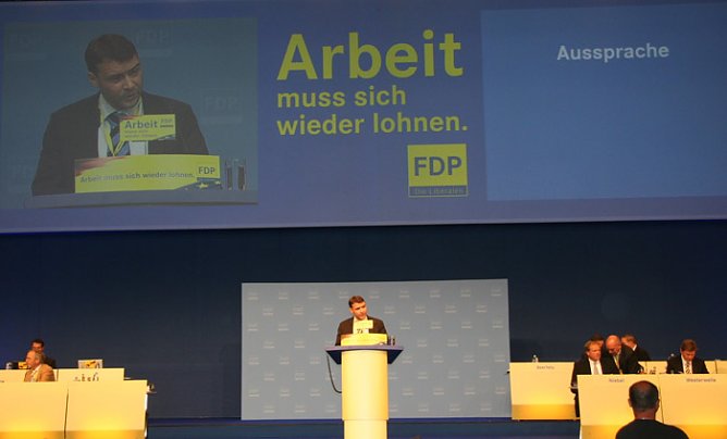 Kurth beim Parteitag (Foto: FDP) Kurth beim Parteitag (Foto: FDP)