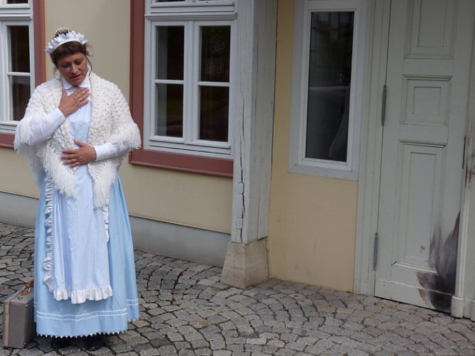 Kost&uuml;mf&uuml;hrung durch Sondershausen (Foto: Karl-Heinz Herrmann)